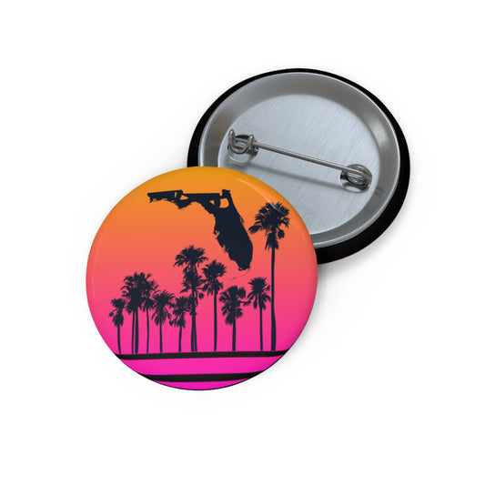 Sunset Emblem Pin